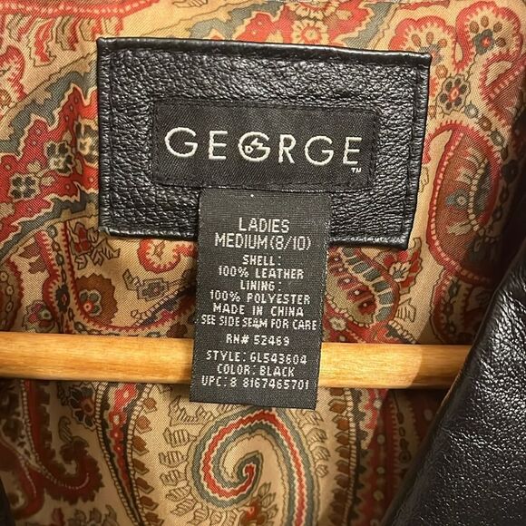 Leather Structured Jacket - Picture 3 of 14